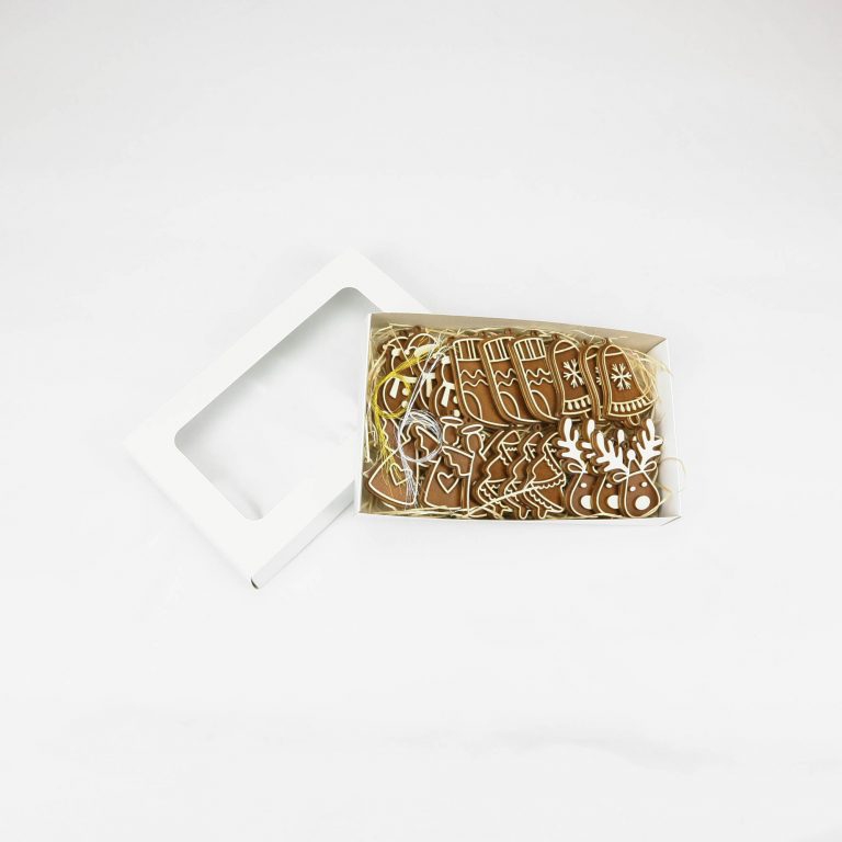 Perníkový set č.1 - box s vianočnými ozdobami