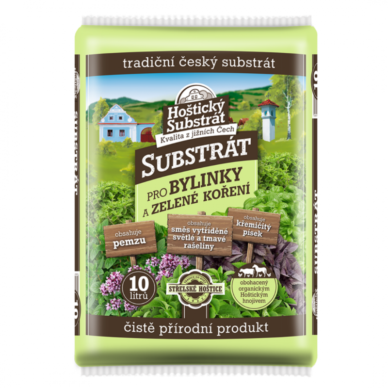 Hoštický Substrát na bylinky 10l