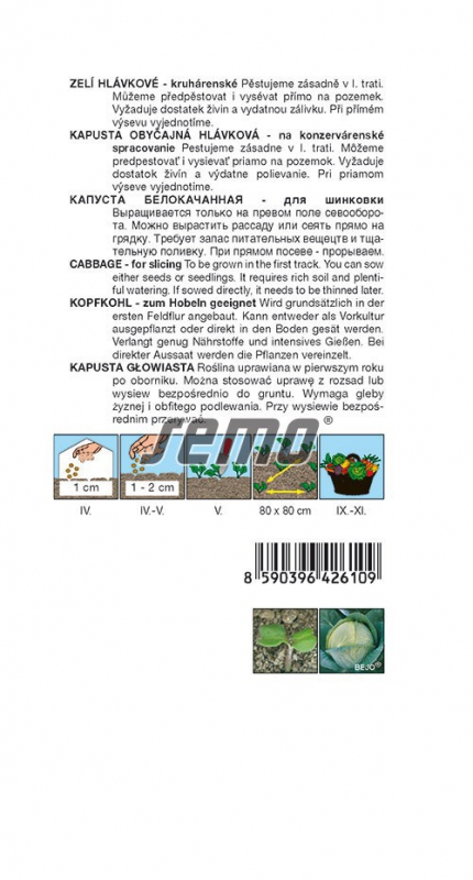 Semo Kapusta hlávková ´Megaton F1´