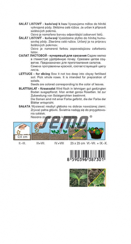 Semo Šalát  listový ´Zmes typu Bowl´