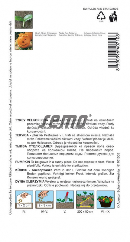 Semo Tekvica veľkoplodá ´Gran Gigante´