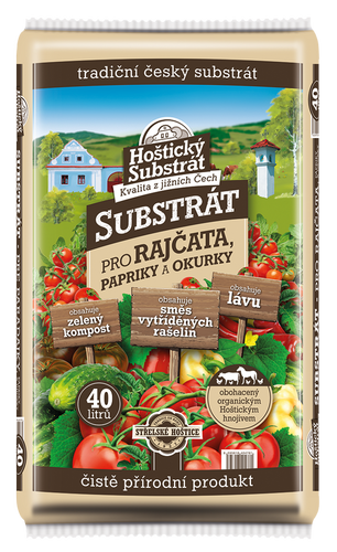 Hoštický Substrát na paradajky, papriku, uhorky 40l