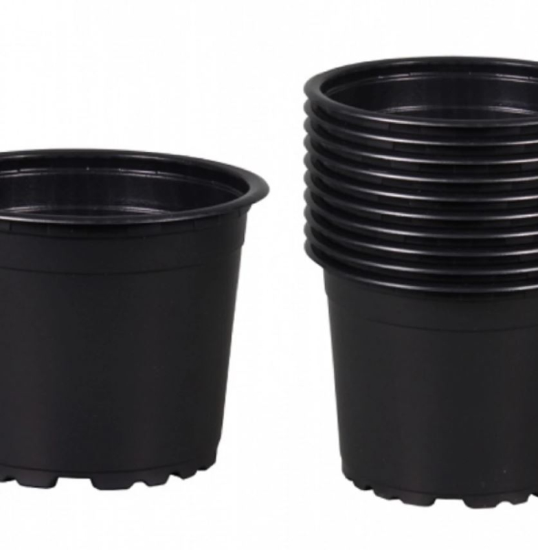 Kvetináč plastový okrúhly priemer 9cm - 10ks