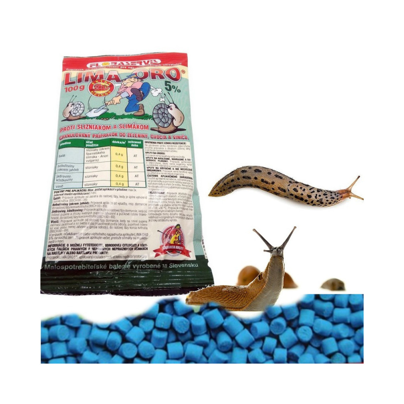 Lima Oro 5 % proti slimákom - 100 g