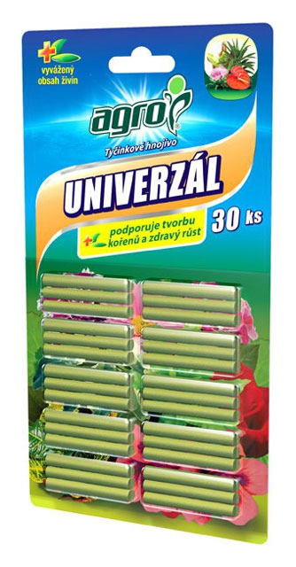 AGRO Tyčinkové hnojivo UNIVERZÁL 30ks