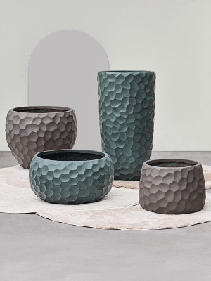 Kvetináč hlinený ´Baq Tortuga Globe Chocolate Brown´