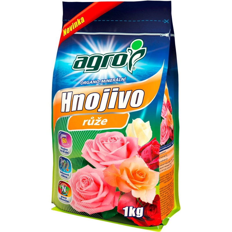 Agro organicko - mineralne hnojivo na ruže 1kg