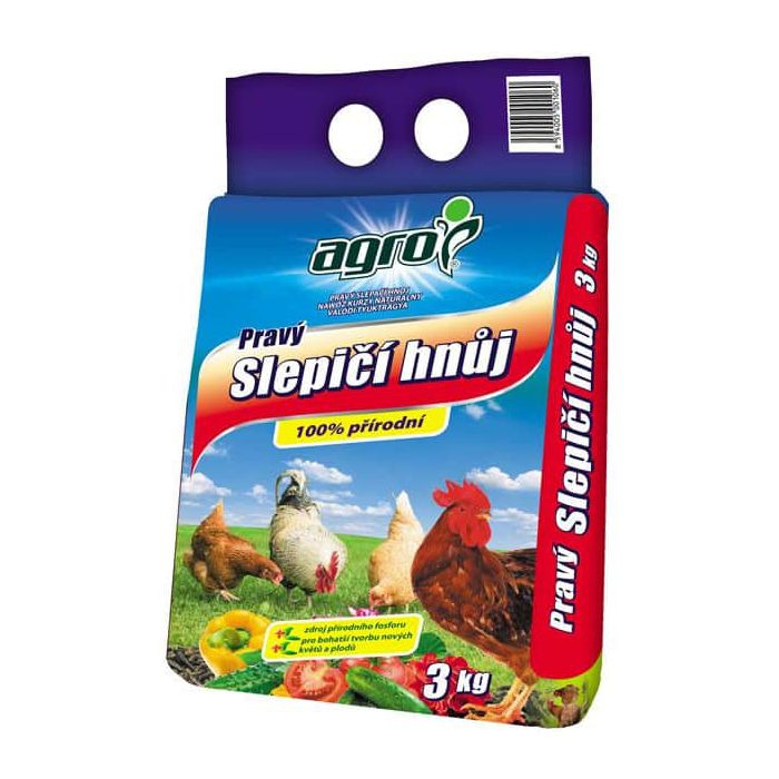 AGRO Pravý Slepačí Hnoj 3kg