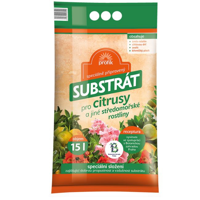 Profík Substrát na citrusy 15l