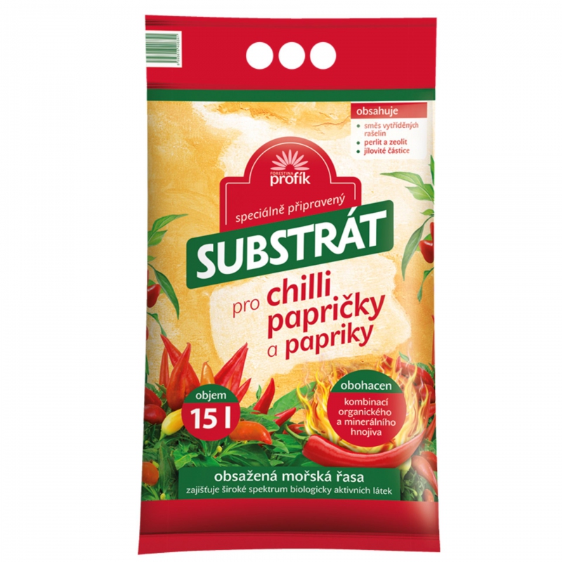 Profík Substrát na chilly papriky 15l