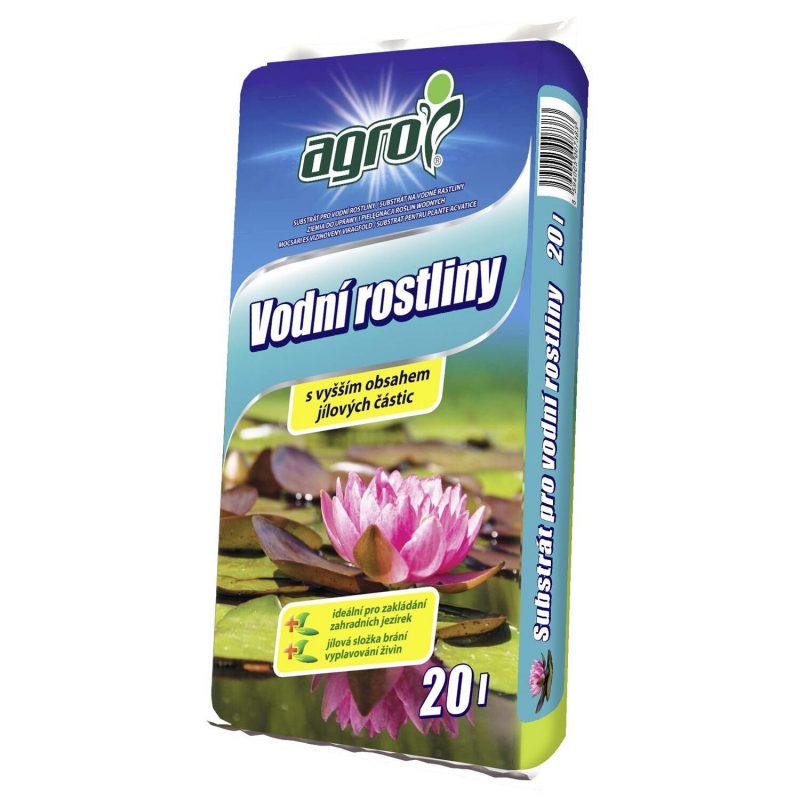 AGRO Substrát na vodné rastliny 20l