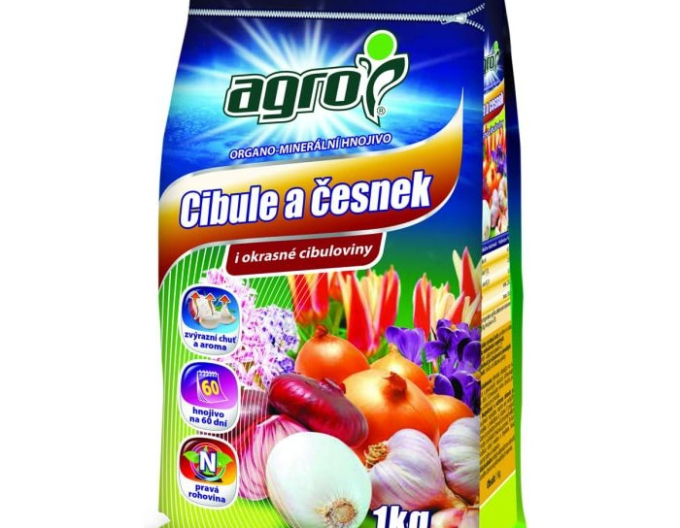Agro organicko - mineralne hnojivo na cibuľu a cesnak 1kg