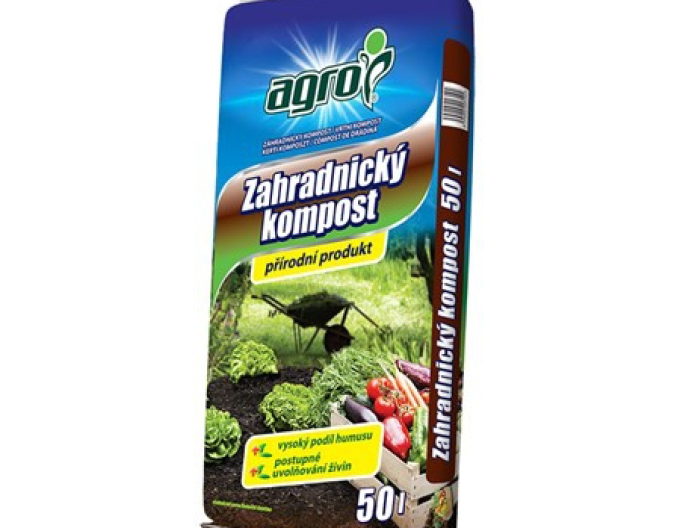 Agro záhradnícky kompost 50l