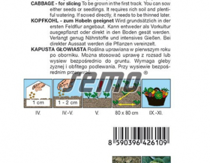 Semo Kapusta hlávková ´Megaton F1´