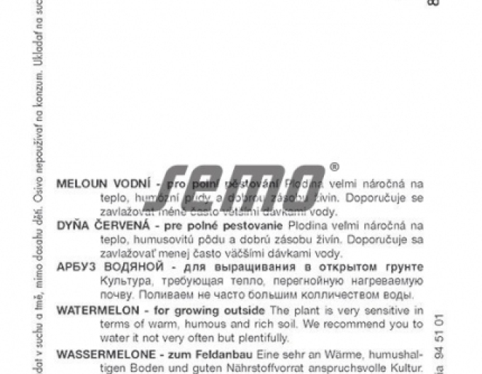 Semo Dyňa červená ´Sugar Baby´