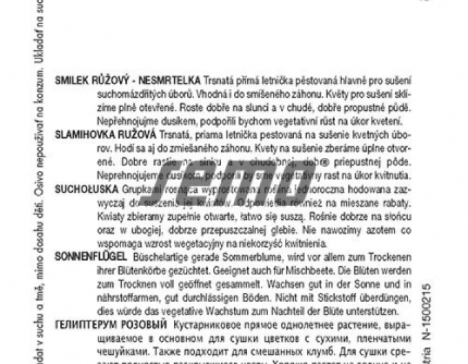 Semo Slamihovka ružová ´Zmes´