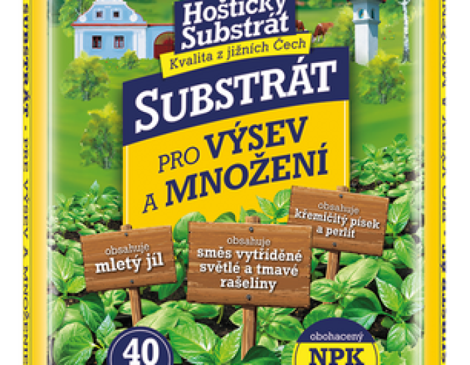 Hoštický substrát na výsev a množenie 40l