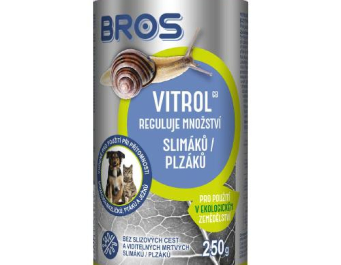 Bros Vitrol GB 250 - prípravok proti slimákom