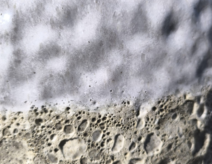 Kvetináč keramický M - biely dekor