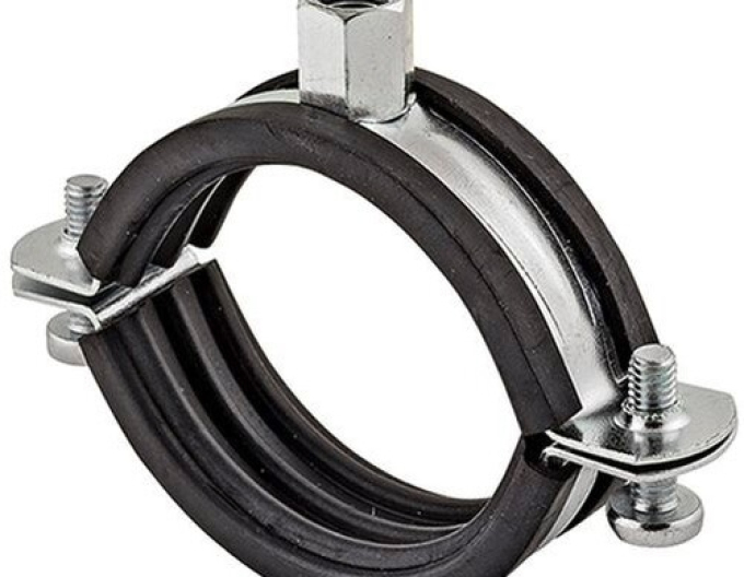 Objímka  60-64 mm dvojskrutková M8/10 so skrutkou