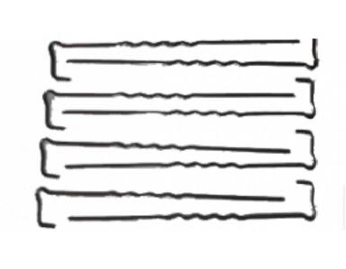 Kotviace upevňovacie háky 30cm - oceľ