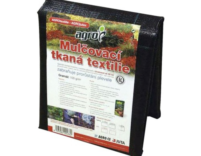 Tkaná textília čierna 100g,  2 x 5m