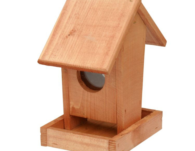 Krmítko pre vtáčiky závesné hnedé