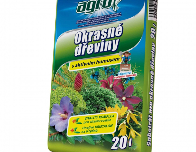 AGRO Substrát na okrasné dreviny 20l