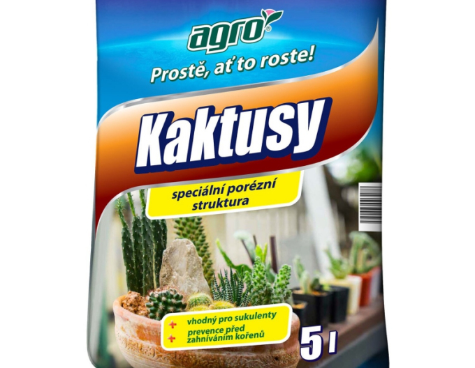 Agro Substrát na kaktusy 5l