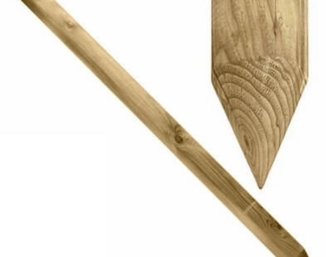 Oporný kôl s hrotom priemer  5cm - výška 250cm