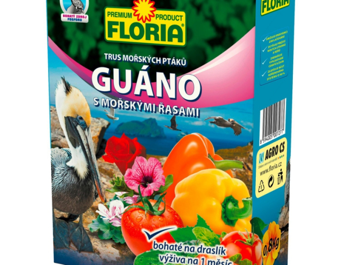 FLORIA Guano s morskými riasami 0,8 kg
